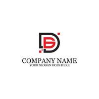Initial Letter DG logo design vector, best for business logo brand vector