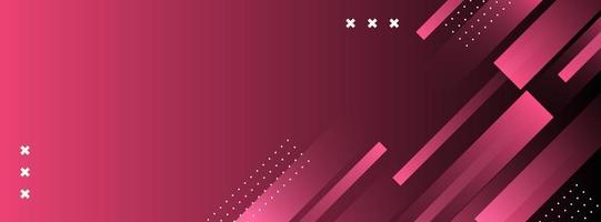 banner background. full color, gradations of pink and black vector