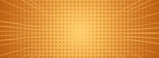 banner background. colorful, orange gradient halftone effect vector