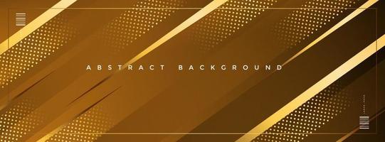 Dark yellow luxury gradient modern banner background vector