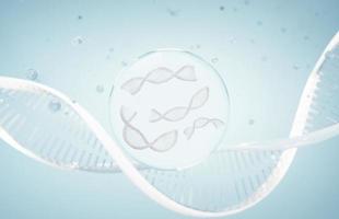 estructura espiral de adn. hélice de adn hebra complementaria de secuencias código genético o genoma. la expresion genica. base de datos de nucleótidos. el dogma central del proceso de transcripción y traducción. procesamiento 3d foto