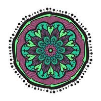 Mandala Line Template vector