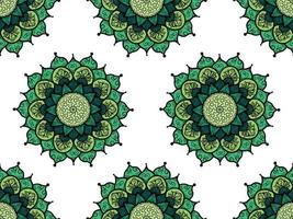 Mandala Seamless Pattern vector