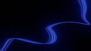 3d render motion line of speed and power or light trails. High-speed light with curve movement beam. 5G Technology fast and futuristic background. Abstract motion blur. photo