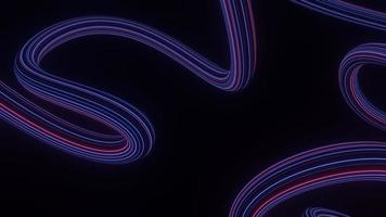 3d render motion line of speed and power or light trails. High-speed light with curve movement beam. 5G Technology fast and futuristic background. Abstract motion blur. photo