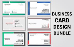 Business card design bundle free, business card Template free, visiting card set vector