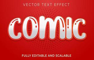 Comic 3d editable text effect free, Editable text style effect free, Editable font style vector