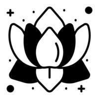 Beautiful vector design of lotus flower