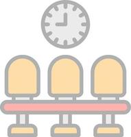 Waiting Room Vector Icon Design