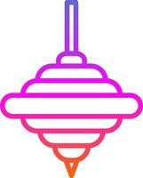 Top Spin Vector Icon Design