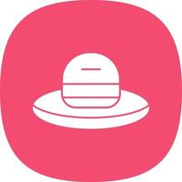 diseño de icono de vector de sombrero