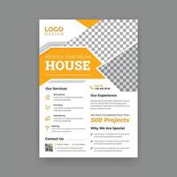 Renovation Flyer Template vector