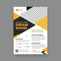 Construction Flyer Template vector