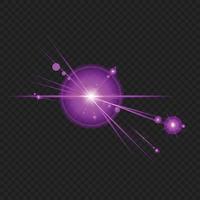 Gradient Flare Glow Light Effect vector