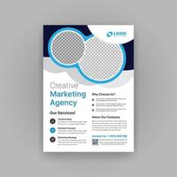 Corporate Agency Marketing Flyer Template vector