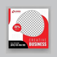 Corporate Business Marketing Social Media Post vector