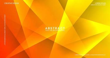 3D yellow techno abstract background overlap layer on bright space with lines effect decoration. Graphic design element cutout style concept for banner, flyer, card, brochure cover, or landing page vector