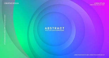 3D blue geometric abstract background overlap layer on bright space with circle decoration. Graphic design element cutout style concept for banner, flyer, card, brochure cover, or landing page vector