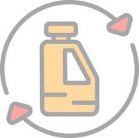 Refill Vector Icon Design