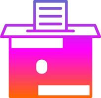 Ballot Vector Icon Design