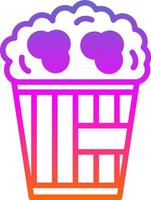 Popcorn Vector Icon Design