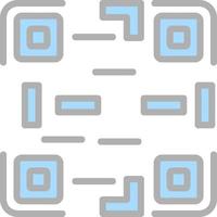 diseño de icono de vector de código qr