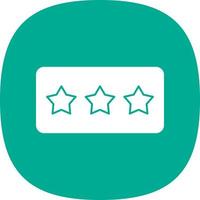 Star Rating Vector Icon Design