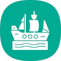 Ship Vector Icon Design