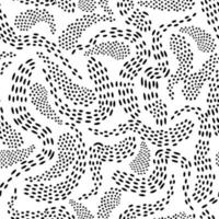 Black and white seamless pattern of swirls for textile and web Elegant texture for fabric.eps vector