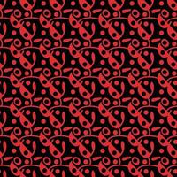 Abstract vector seamless pattern with waving curling lines. Beauty and fashion Fabric categories