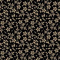 Gold Seamless Abstract vector art monochrome pattern