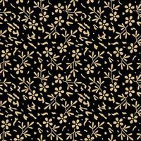 Gold Seamless Abstract vector art monochrome pattern