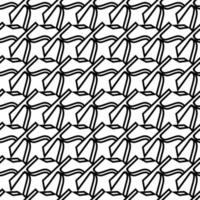 Abstract background Vector Seamless monochrome design Lines pattern