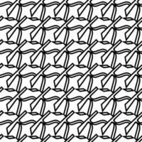 Abstract background Vector Seamless monochrome design Lines pattern