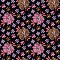 Pattern of Small Motifs Print block for fabric Minimal oriental vector graphic.eps