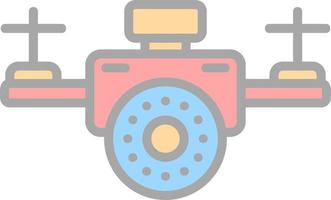 Drone Camera Vector Icon Design