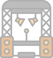 Stage Vector Icon Design