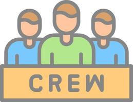 Crew Vector Icon Design