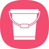 Bucket Vector Icon Design