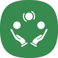 Juggling Vector Icon Design