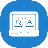 QA Vector Icon Design