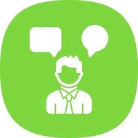Conversation Vector Icon Design