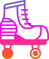 Roller Skate Vector Icon Design