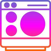 diseño de icono de vector de lavavajillas