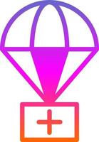 Airdrop Vector Icon Design