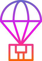 Parachute Vector Icon Design