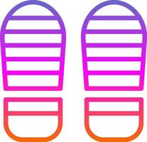 Footsteps Vector Icon Design