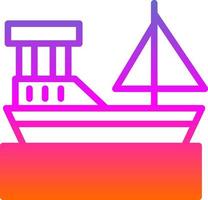 Boat Vector Icon Design