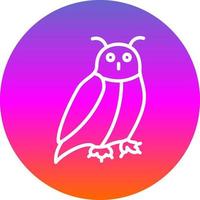 Owl Vector Icon Design