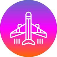 Airplane Vector Icon Design